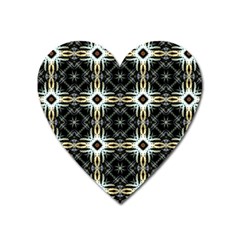 Faux Animal Print Pattern Magnet (heart) by GardenOfOphir