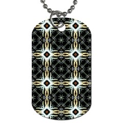 Faux Animal Print Pattern Dog Tag (two-sided)  by GardenOfOphir