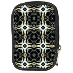 Faux Animal Print Pattern Compact Camera Leather Case by GardenOfOphir