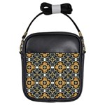 Faux Animal Print Pattern Girl s Sling Bag Front