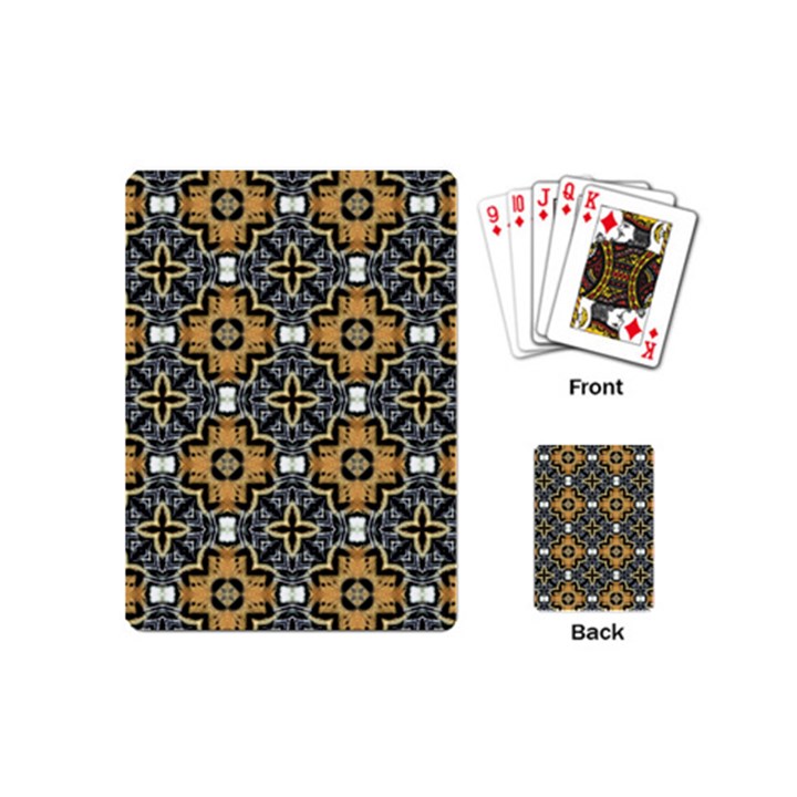 Faux Animal Print Pattern Playing Cards (Mini)