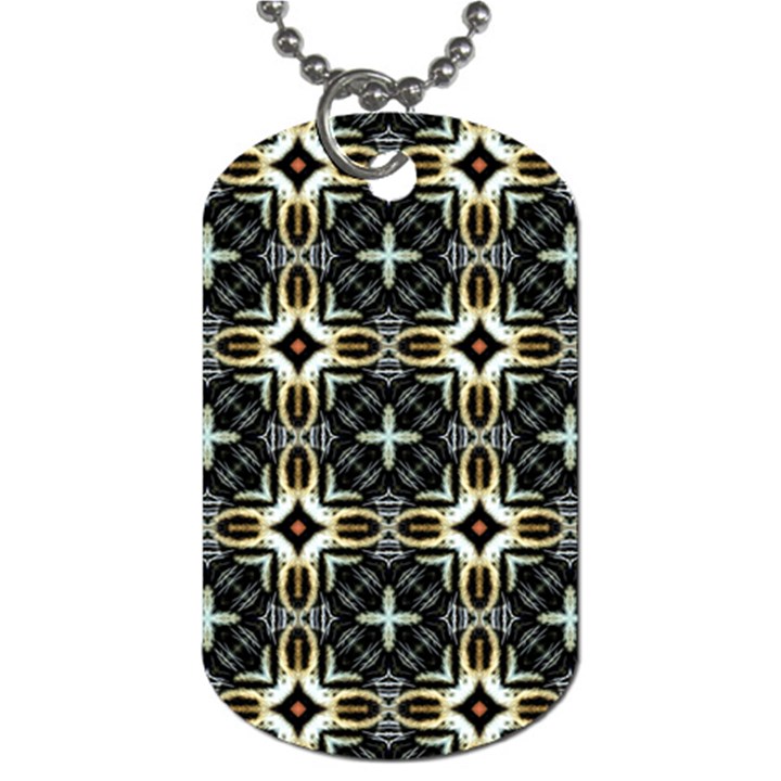 Faux Animal Print Pattern Dog Tag (One Sided)