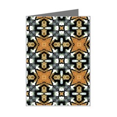 Faux Animal Print Pattern Mini Greeting Card by GardenOfOphir