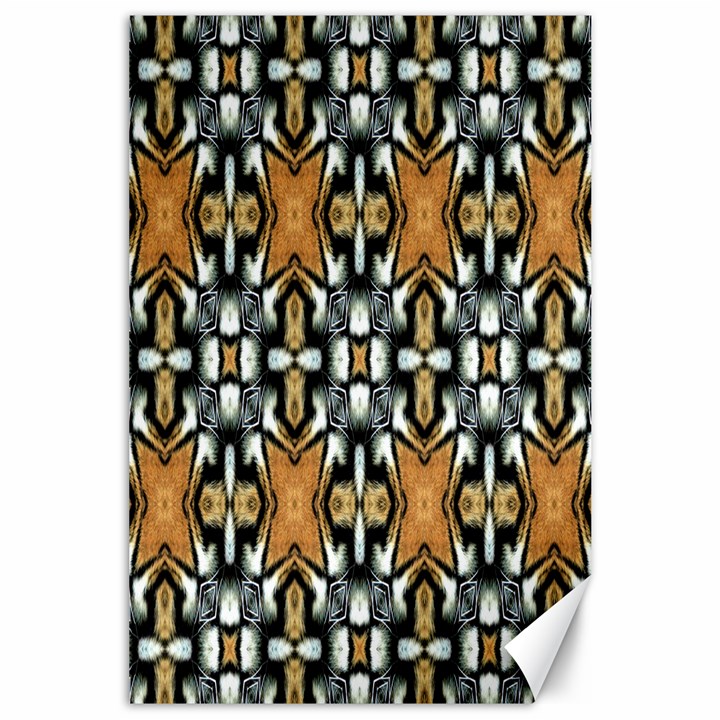 Faux Animal Print Pattern Canvas 24  x 36  (Unframed)