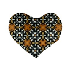 Faux Animal Print Pattern 16  Premium Heart Shape Cushion  by GardenOfOphir