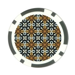 Faux Animal Print Pattern Poker Chip by GardenOfOphir