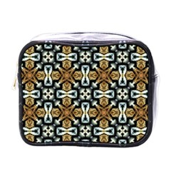 Faux Animal Print Pattern Mini Travel Toiletry Bag (one Side) by GardenOfOphir