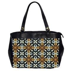 Faux Animal Print Pattern Oversize Office Handbag (two Sides) by GardenOfOphir