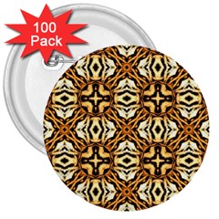 Faux Animal Print Pattern 3  Button (100 Pack) by GardenOfOphir