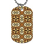 Faux Animal Print Pattern Dog Tag (One Sided) Front