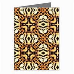 Faux Animal Print Pattern Greeting Card by GardenOfOphir