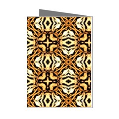 Faux Animal Print Pattern Mini Greeting Card (8 Pack) by GardenOfOphir