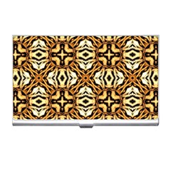 Faux Animal Print Pattern Business Card Holder