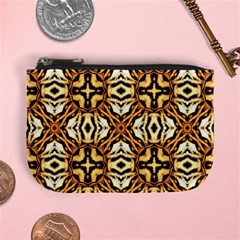 Faux Animal Print Pattern Coin Change Purse by GardenOfOphir