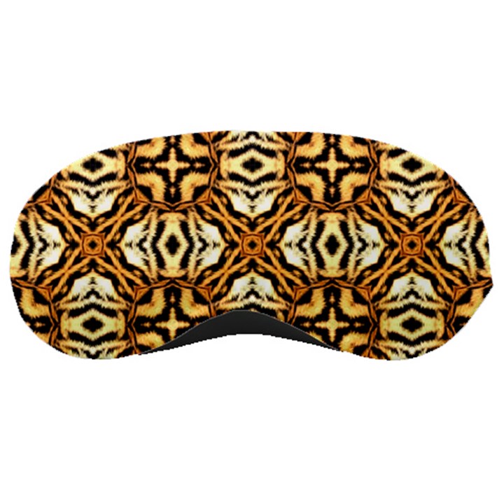 Faux Animal Print Pattern Sleeping Mask