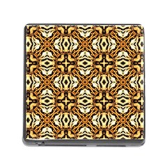 Faux Animal Print Pattern Memory Card Reader With Storage (square) by GardenOfOphir