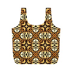 Faux Animal Print Pattern Reusable Bag (m) by GardenOfOphir