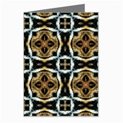 Faux Animal Print Pattern Greeting Card