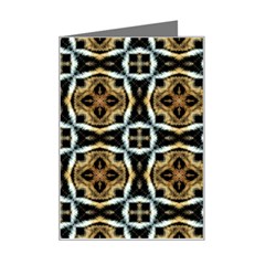 Faux Animal Print Pattern Mini Greeting Card