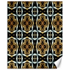 Faux Animal Print Pattern Canvas 16  X 20  (unframed) by GardenOfOphir