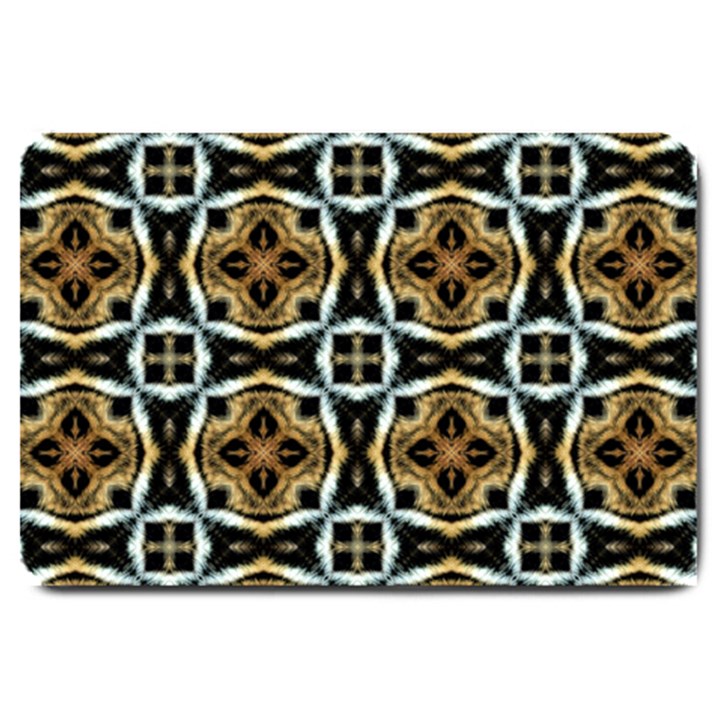 Faux Animal Print Pattern Large Door Mat