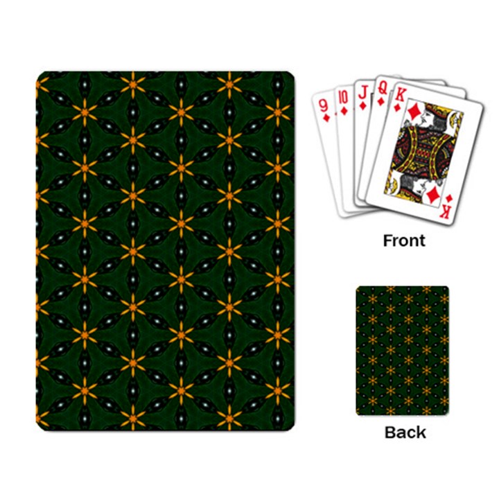 Cute Pretty Elegant Pattern Playing Cards Single Design