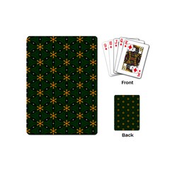 Cute Pretty Elegant Pattern Playing Cards (mini) by GardenOfOphir