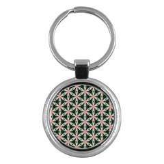 Cute Pretty Elegant Pattern Key Chain (round) by GardenOfOphir