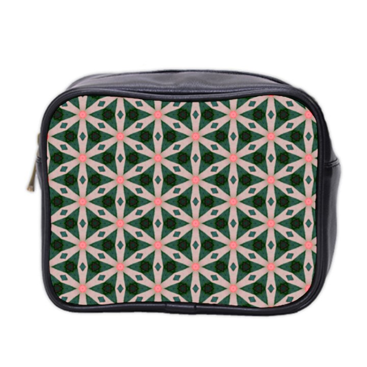 Cute Pretty Elegant Pattern Mini Travel Toiletry Bag (Two Sides)