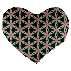 Cute Pretty Elegant Pattern 19  Premium Heart Shape Cushion by GardenOfOphir