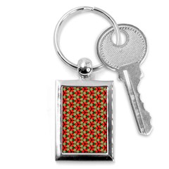 Cute Pretty Elegant Pattern Key Chain (rectangle)