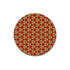 Cute Pretty Elegant Pattern Magnet 3  (round) by GardenOfOphir