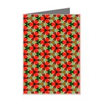 Cute Pretty Elegant Pattern Mini Greeting Card Left