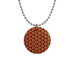 Cute Pretty Elegant Pattern Button Necklace