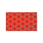 Cute Pretty Elegant Pattern Sticker (Rectangle) Front