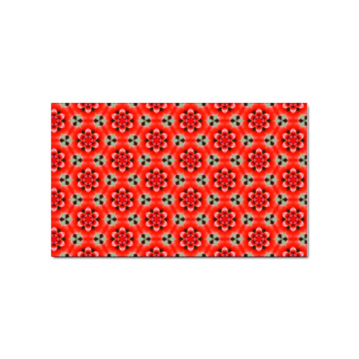 Cute Pretty Elegant Pattern Sticker (Rectangle)