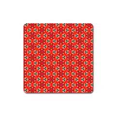 Cute Pretty Elegant Pattern Magnet (square) by GardenOfOphir