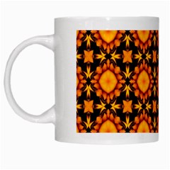 Cute Pretty Elegant Pattern White Coffee Mug by GardenOfOphir