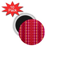 Cute Pretty Elegant Pattern 1.75  Button Magnet (10 pack)