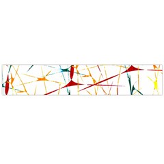 Colorful Splatter Print Flano Scarf (large)