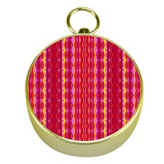 Cute Pretty Elegant Pattern Gold Compass