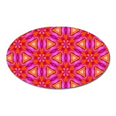 Cute Pretty Elegant Pattern Magnet (oval) by GardenOfOphir