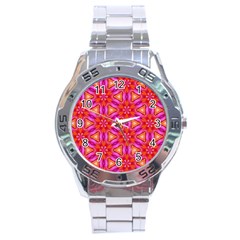 Cute Pretty Elegant Pattern Stainless Steel Watch by GardenOfOphir