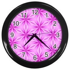 Cute Pretty Elegant Pattern Wall Clock (black)