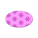 Cute Pretty Elegant Pattern Sticker (Oval) Front