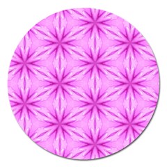 Cute Pretty Elegant Pattern Magnet 5  (round) by GardenOfOphir