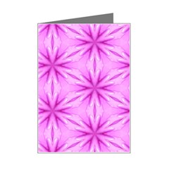 Cute Pretty Elegant Pattern Mini Greeting Card by GardenOfOphir