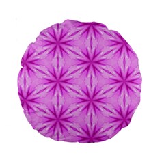 Cute Pretty Elegant Pattern 15  Premium Round Cushion  by GardenOfOphir