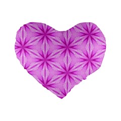 Cute Pretty Elegant Pattern 16  Premium Heart Shape Cushion 