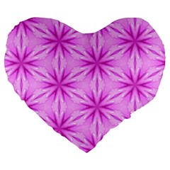 Cute Pretty Elegant Pattern 19  Premium Flano Heart Shape Cushion by GardenOfOphir